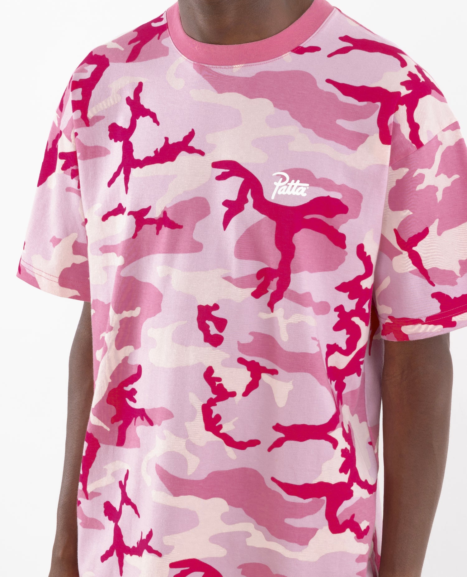 T-shirt avec logo camouflage basique Patta (multi/camouflage boisé)