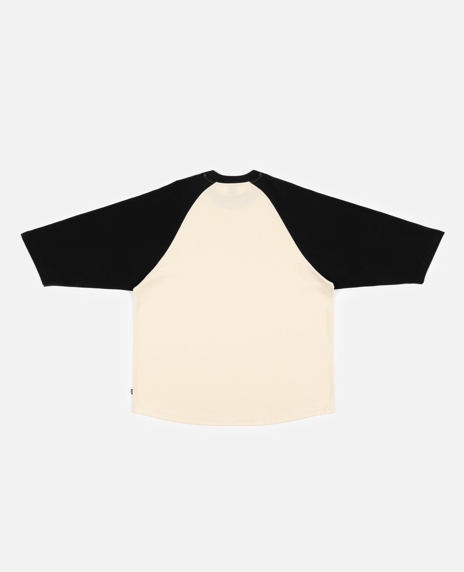 Patta Basic Raglan 3/4-Sleeve T-Shirt (Sea Salt/Black)