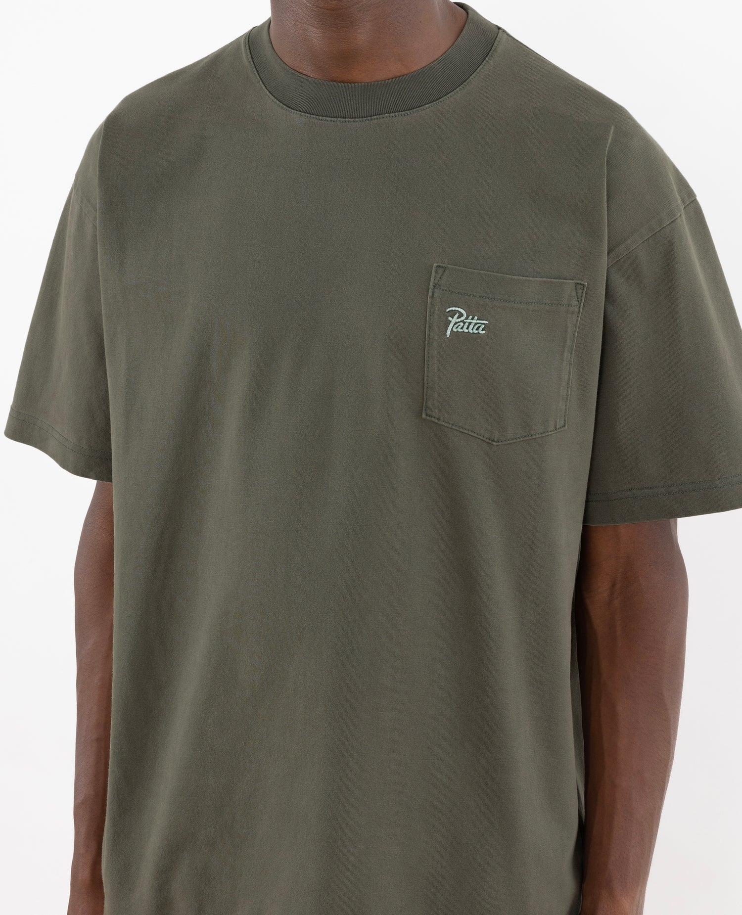 Patta Basic Washed Pocket T-Shirt (Beetle)