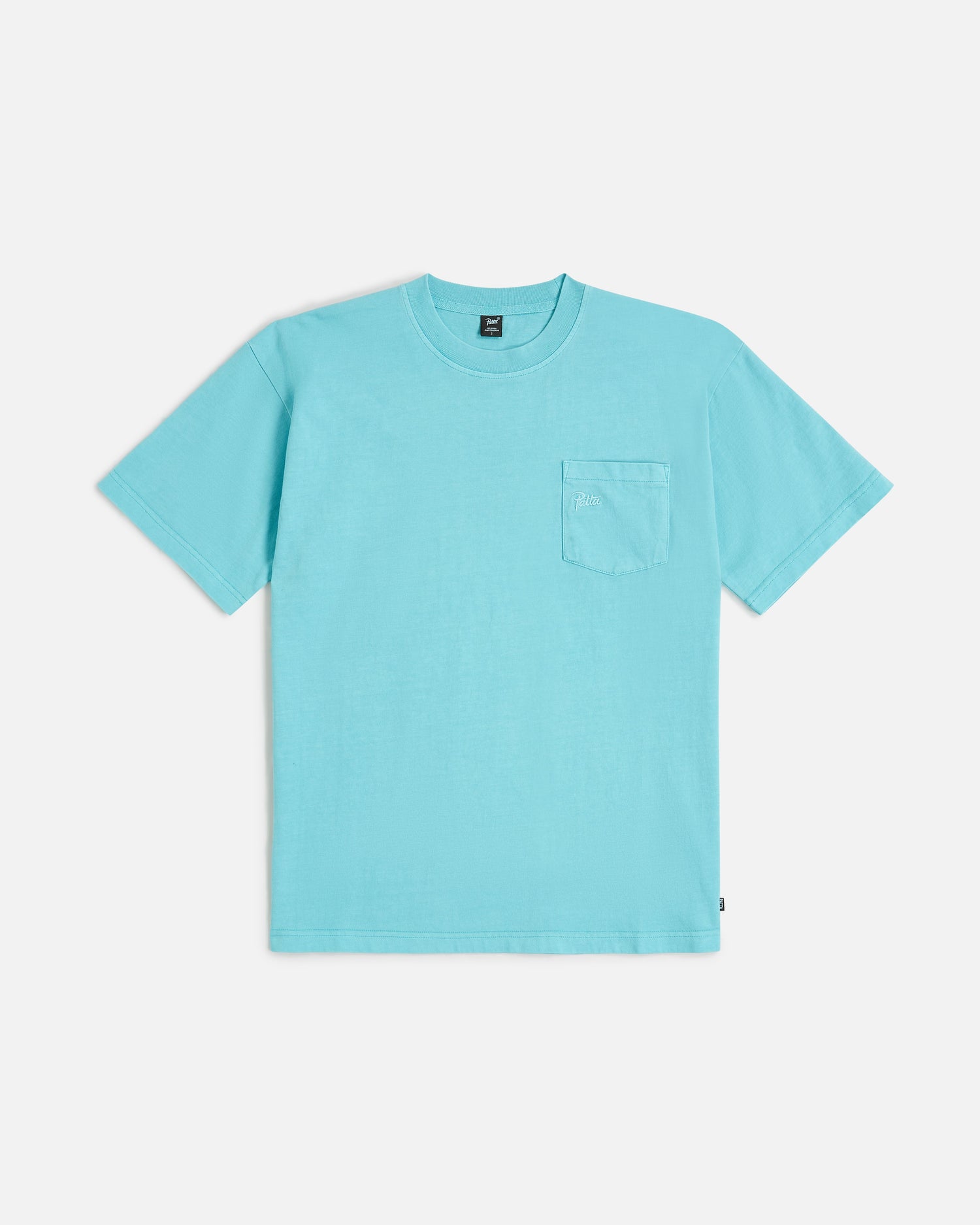 T-shirt con tasca Patta Basic (Blu Radiance)