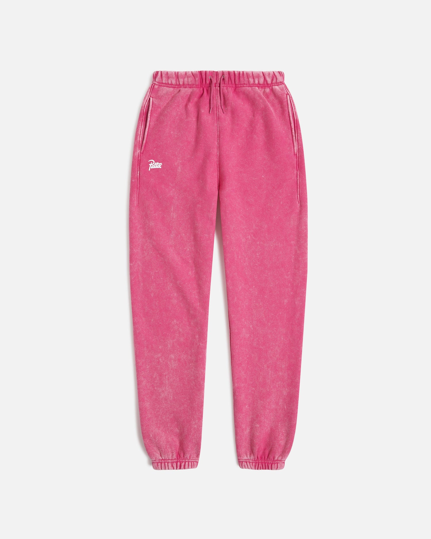 Pantaloni da jogging Patta Classic Washed (rosso fucsia)