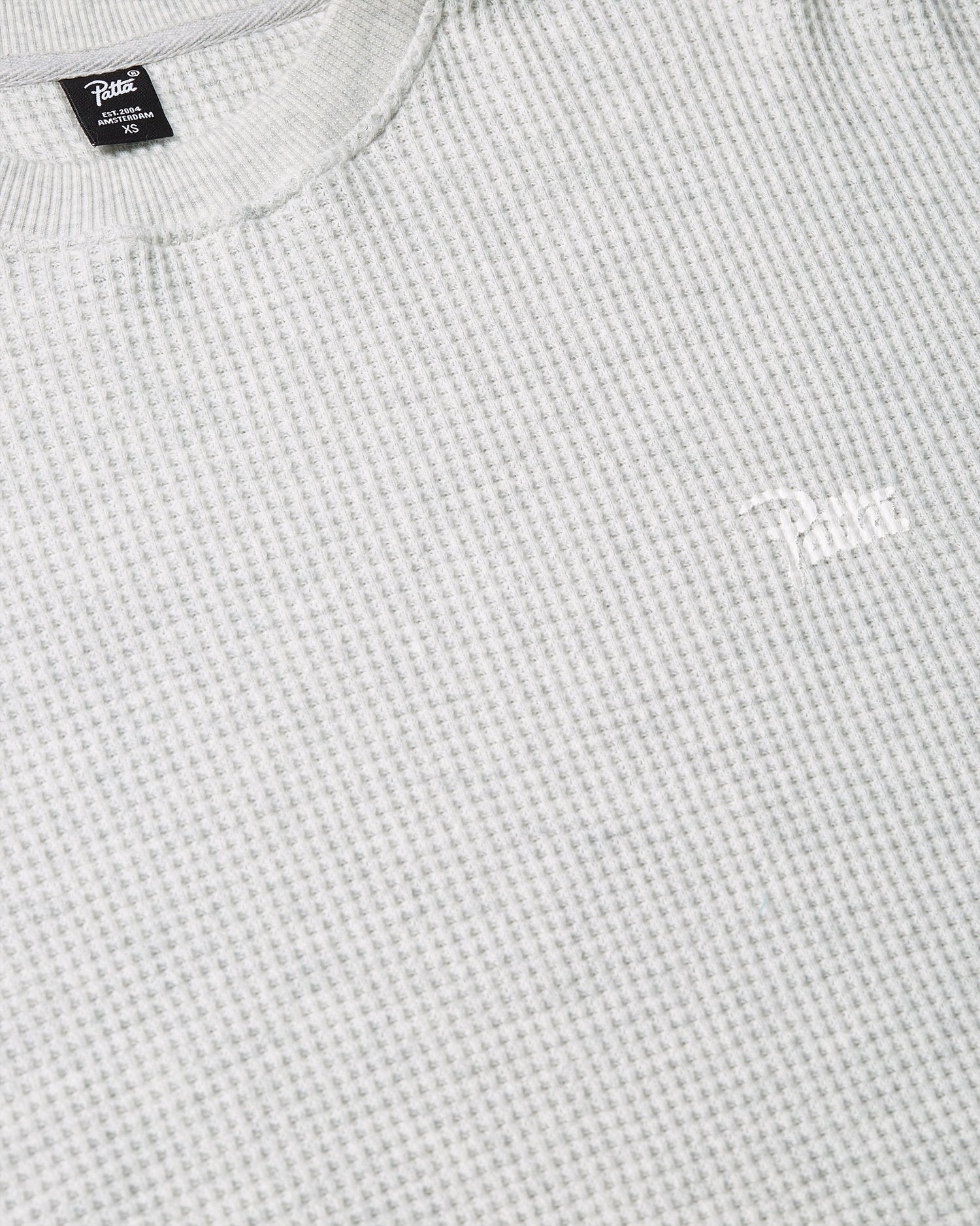T-shirt gaufré basique Patta (gris mélangé)