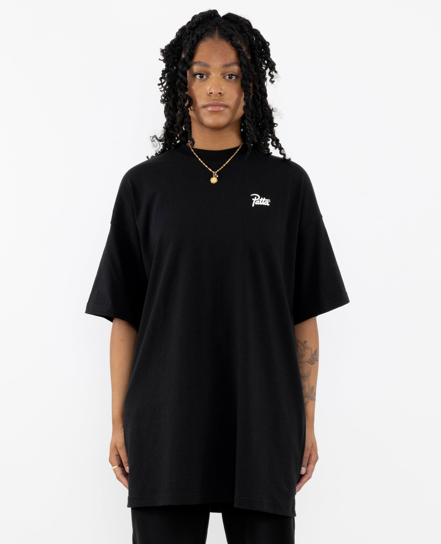T-shirt habillé basique Patta Femme (noir)