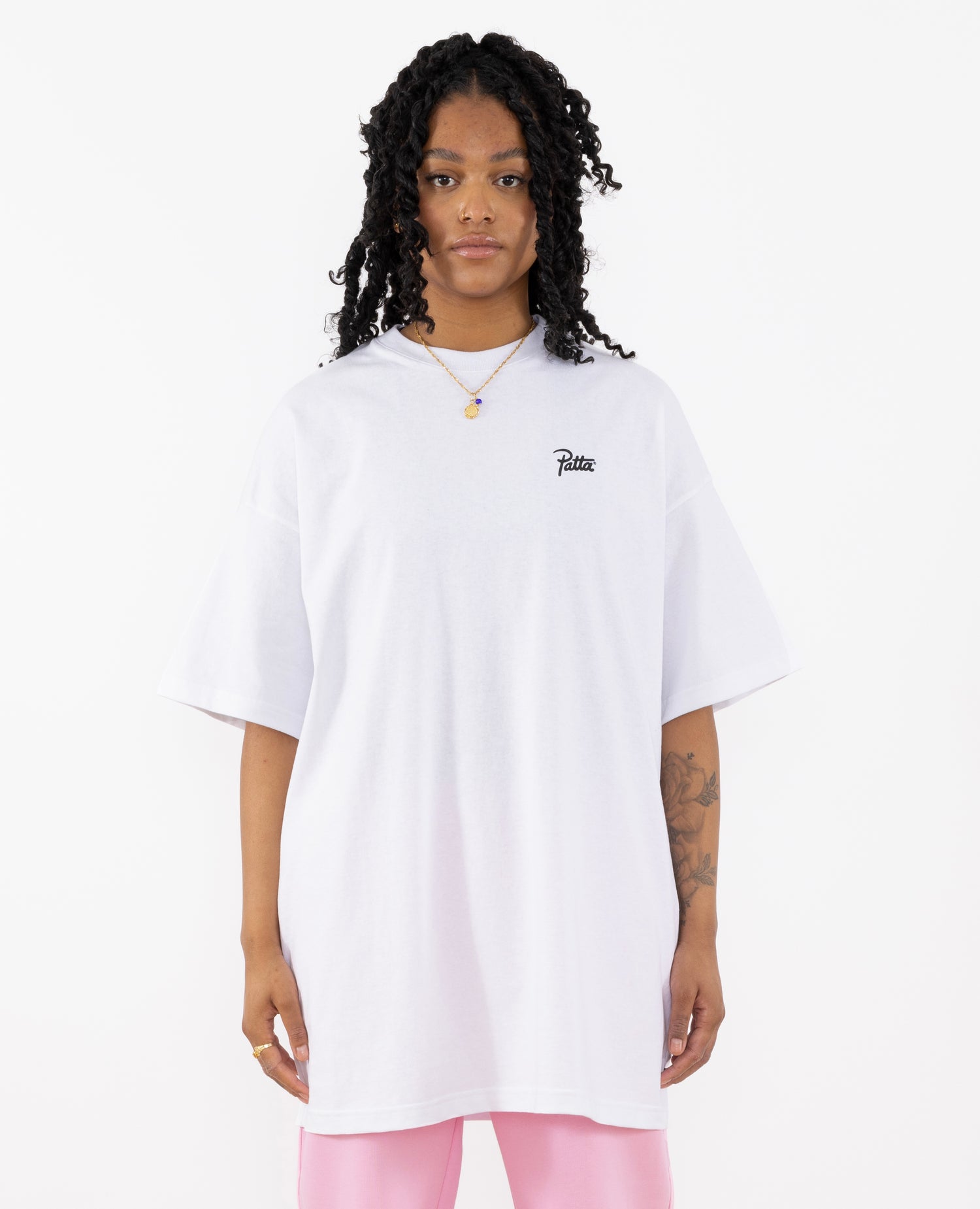 T-shirt habillé basique Patta Femme (blanc)