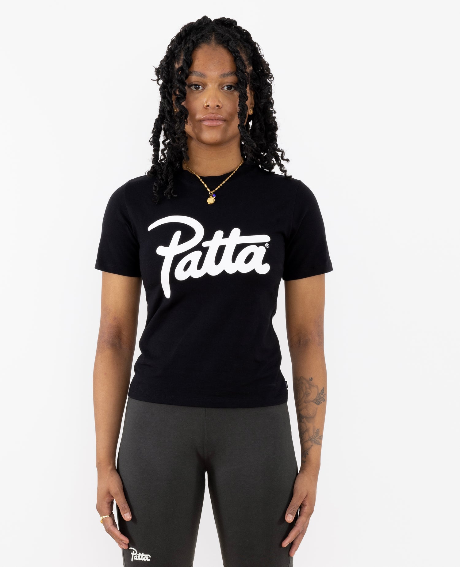 T-shirt ajusté basique Patta Femme (noir) 