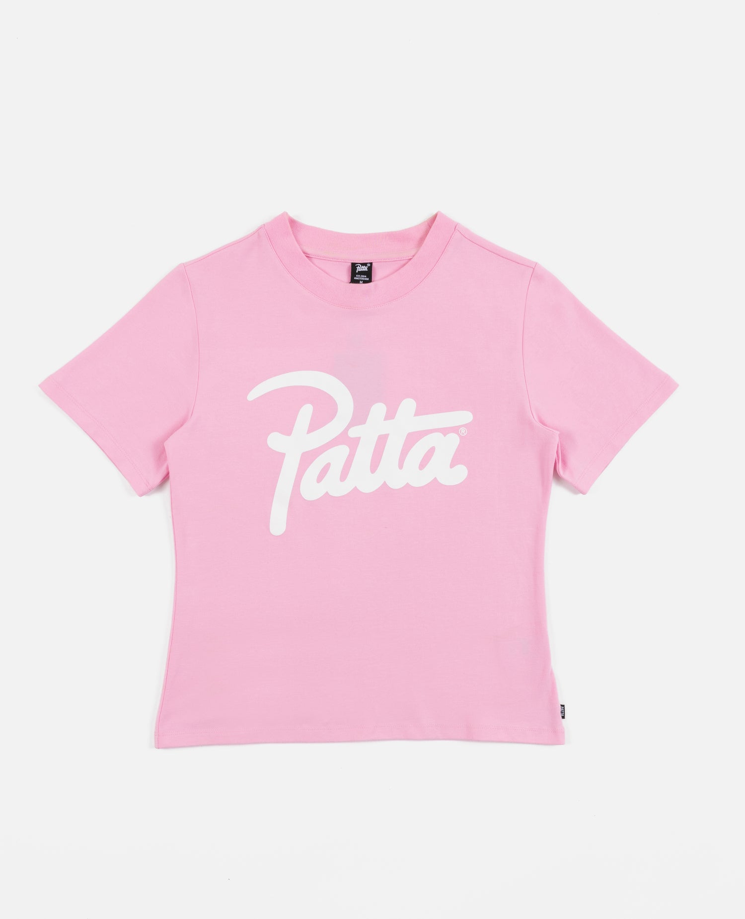 T-shirt ajusté basique Patta Femme (rose berceau) 