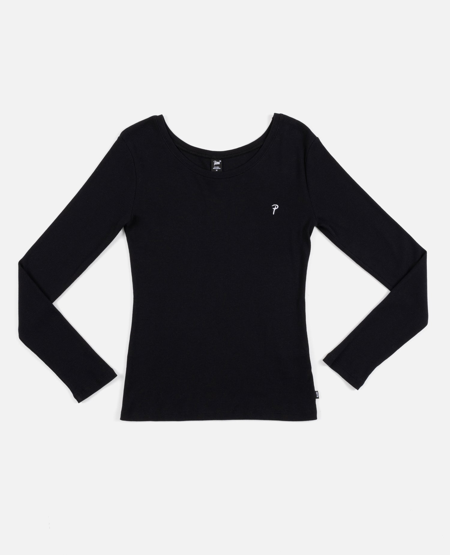 Patta Femme Basic Scoop Longsleeve T-Shirt (Black)