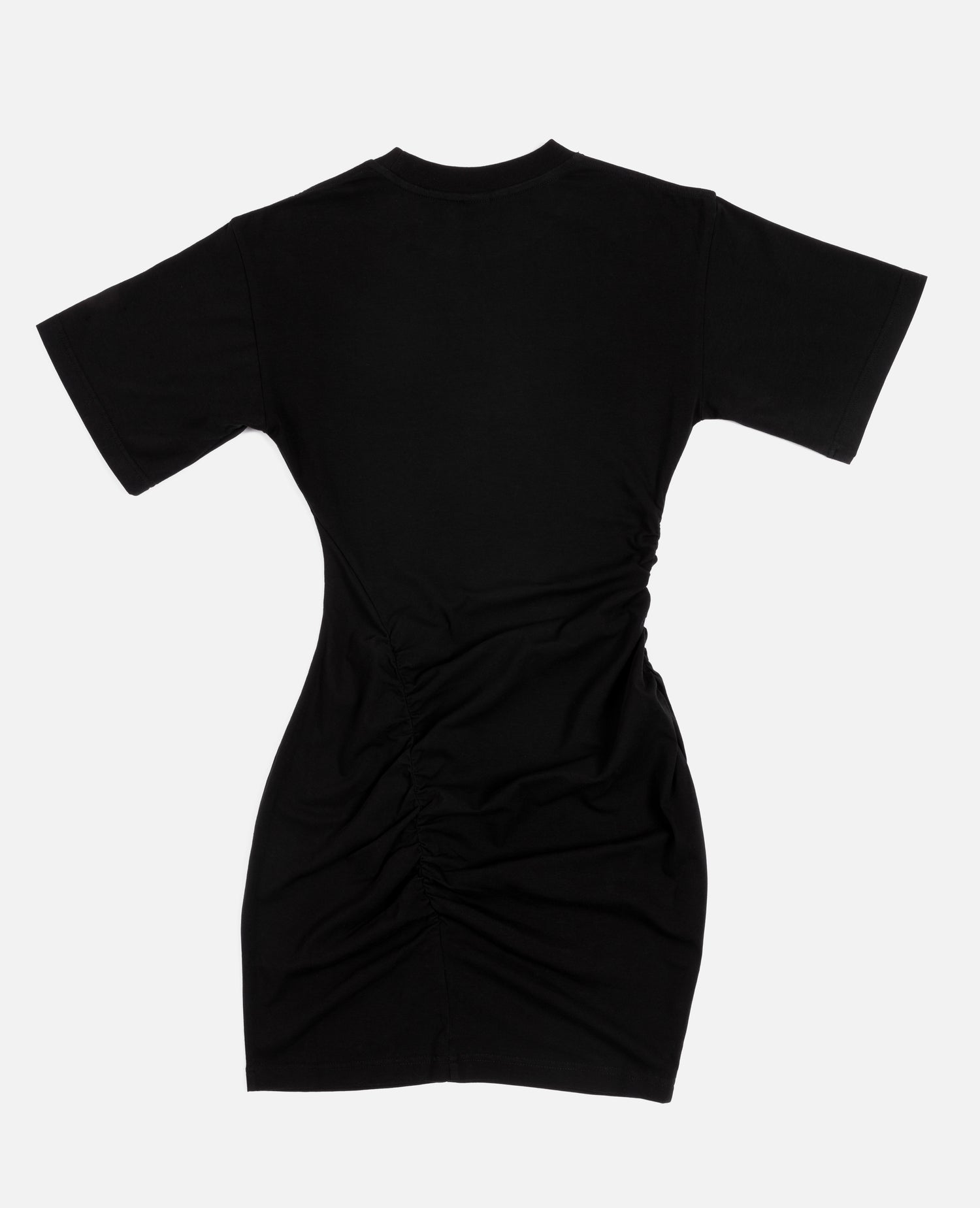 Patta Femme Ruched T-Shirt Dress (Black)