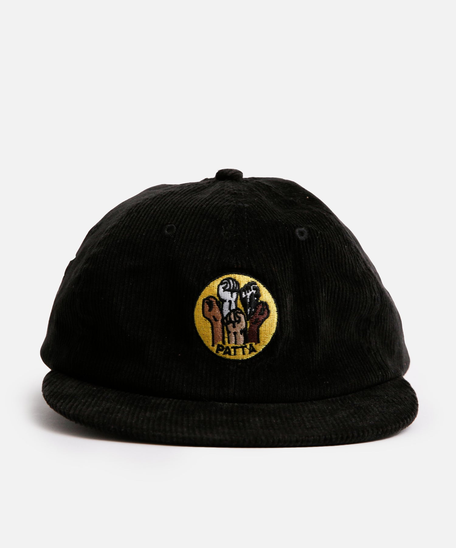 Patta Fist Corduroy Sport Cap (Black)