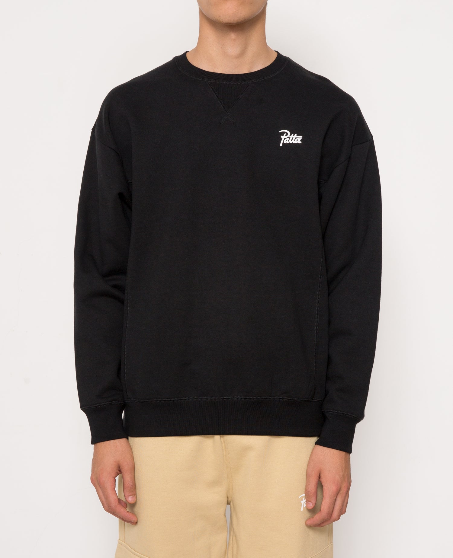 Patta Basic Crewneck Sweater (Black)