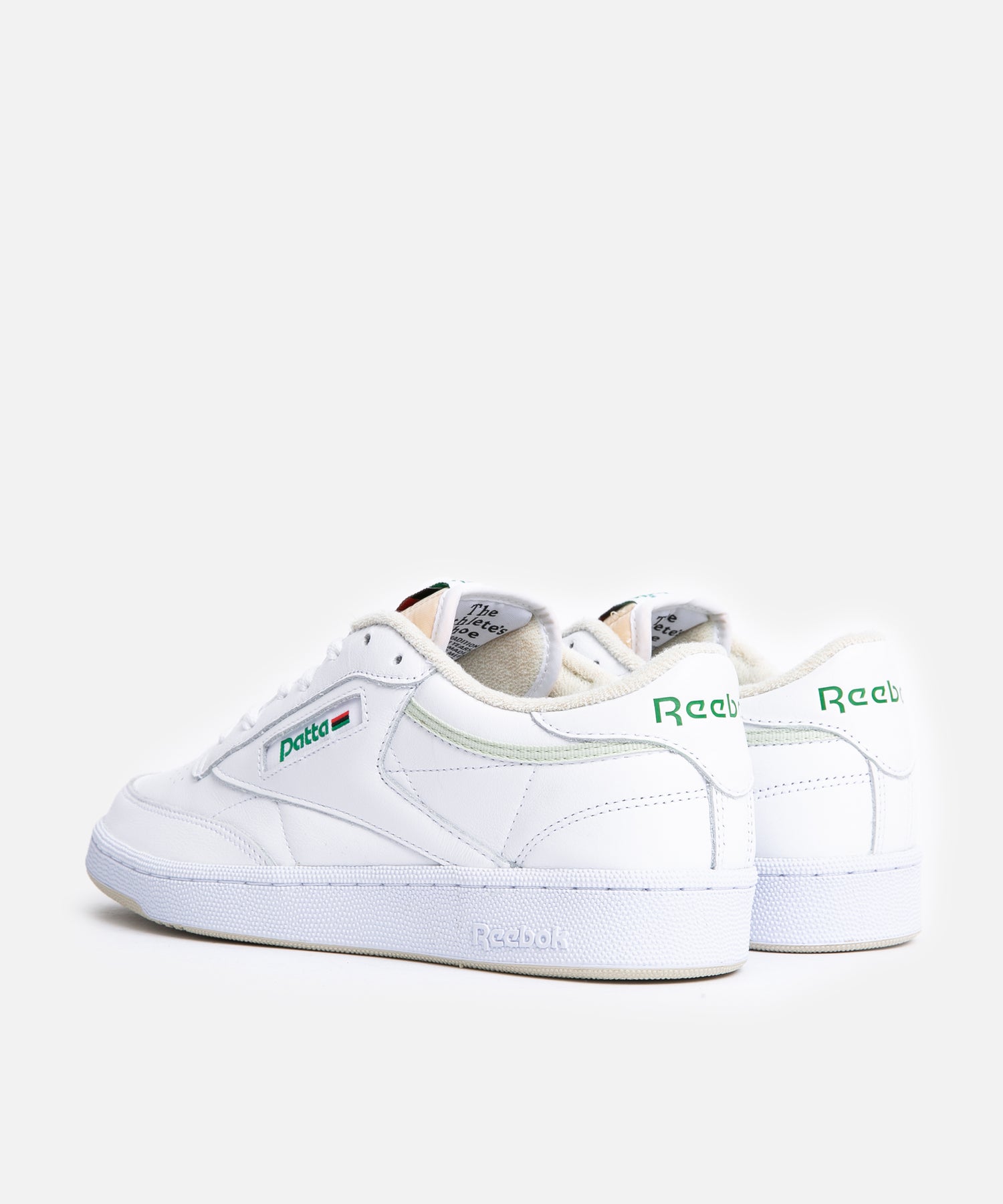 IN-STORE EXCLUSIVE: Patta x Reebok Club C (White/Cool Sage/Paper Wh