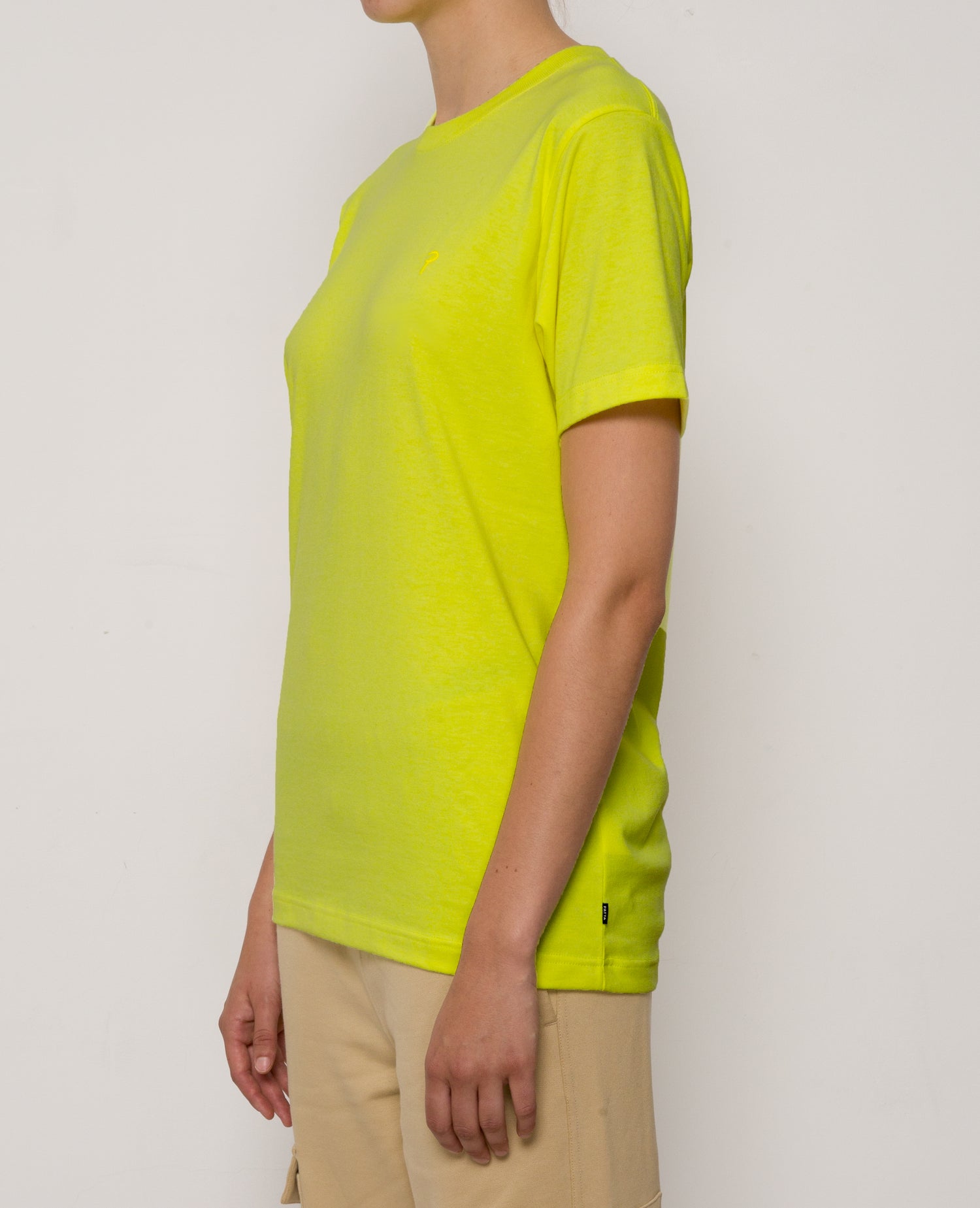 Patta Basic Script P T-Shirt (Fluoro Yellow)