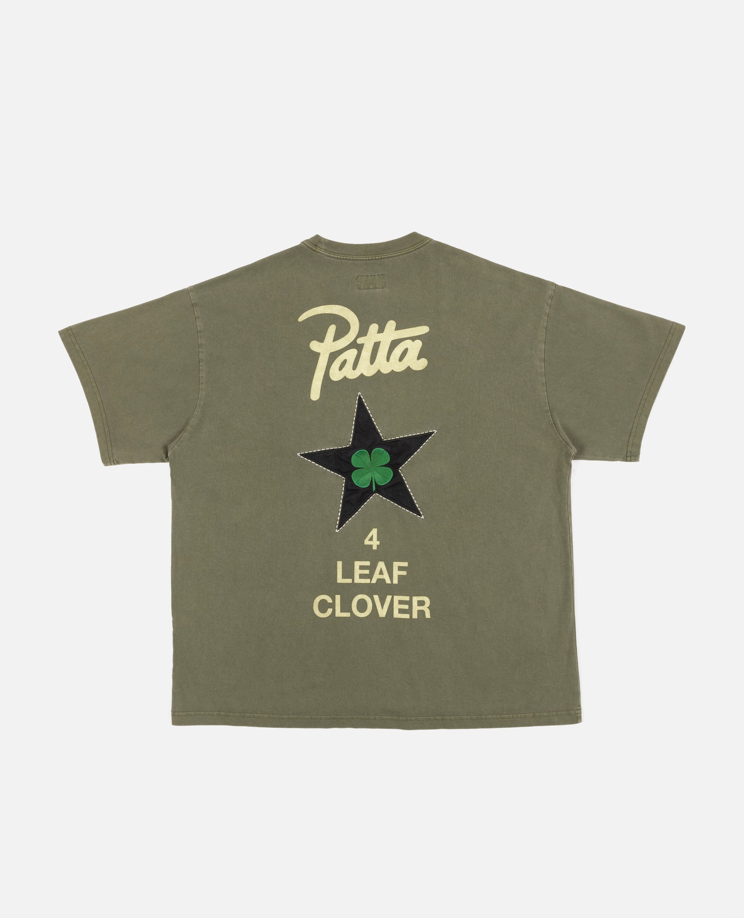 Patta x Converse 4 Leaf Clover T-Shirt (Burnt Olive)