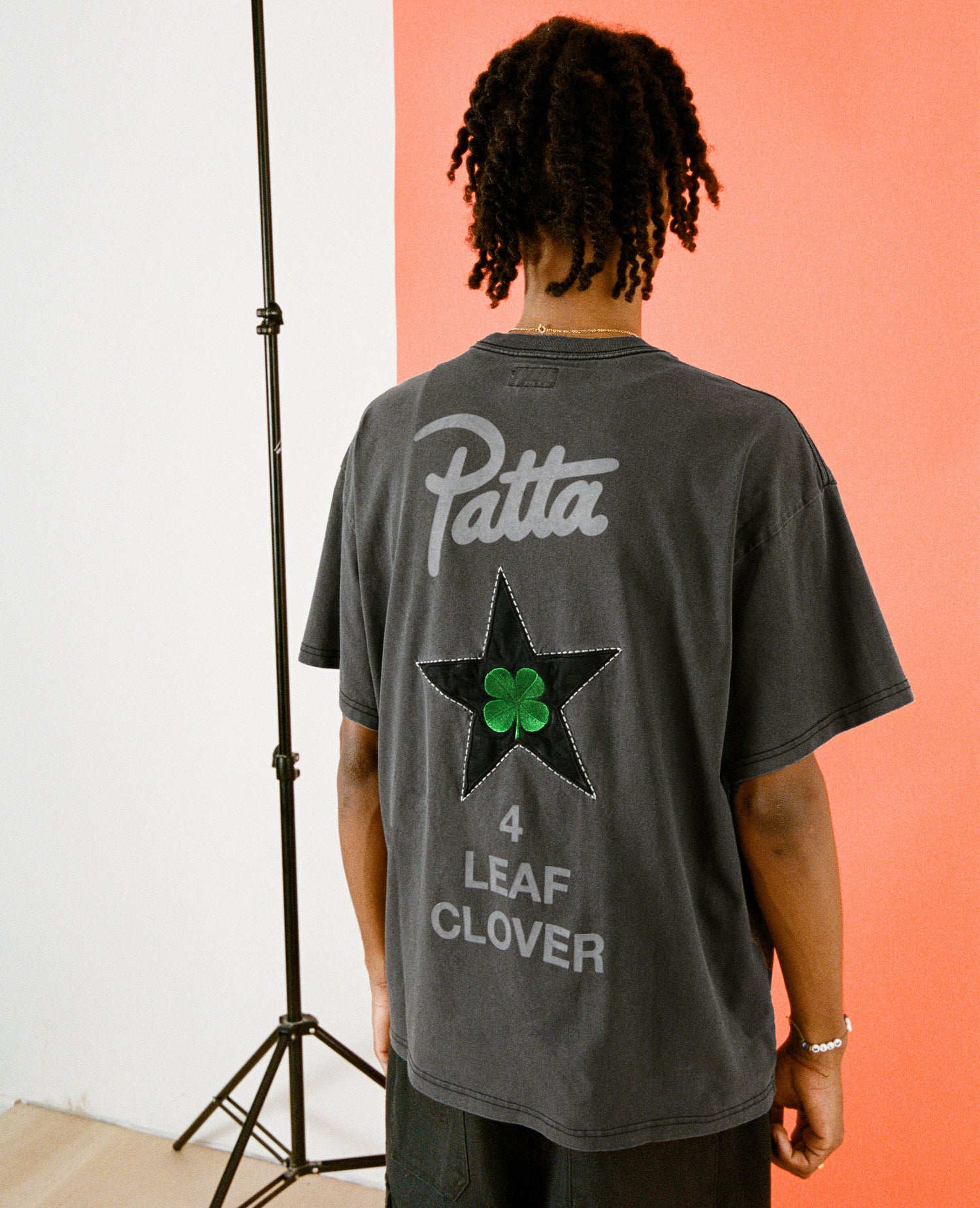 Patta x Converse 4 Leaf Clover T-Shirt (Black)