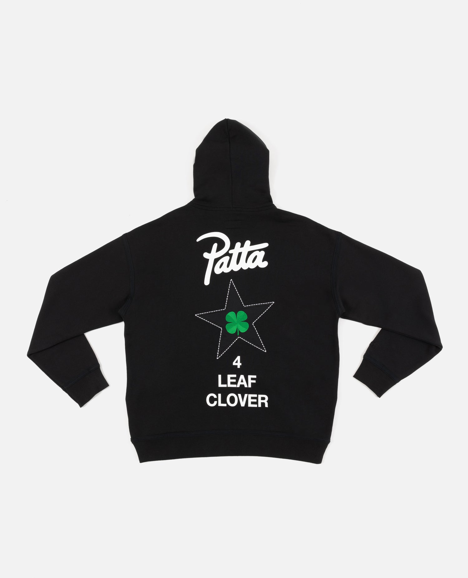 Patta x Converse 4 Leaf Clover Hooded Sweater (Black)