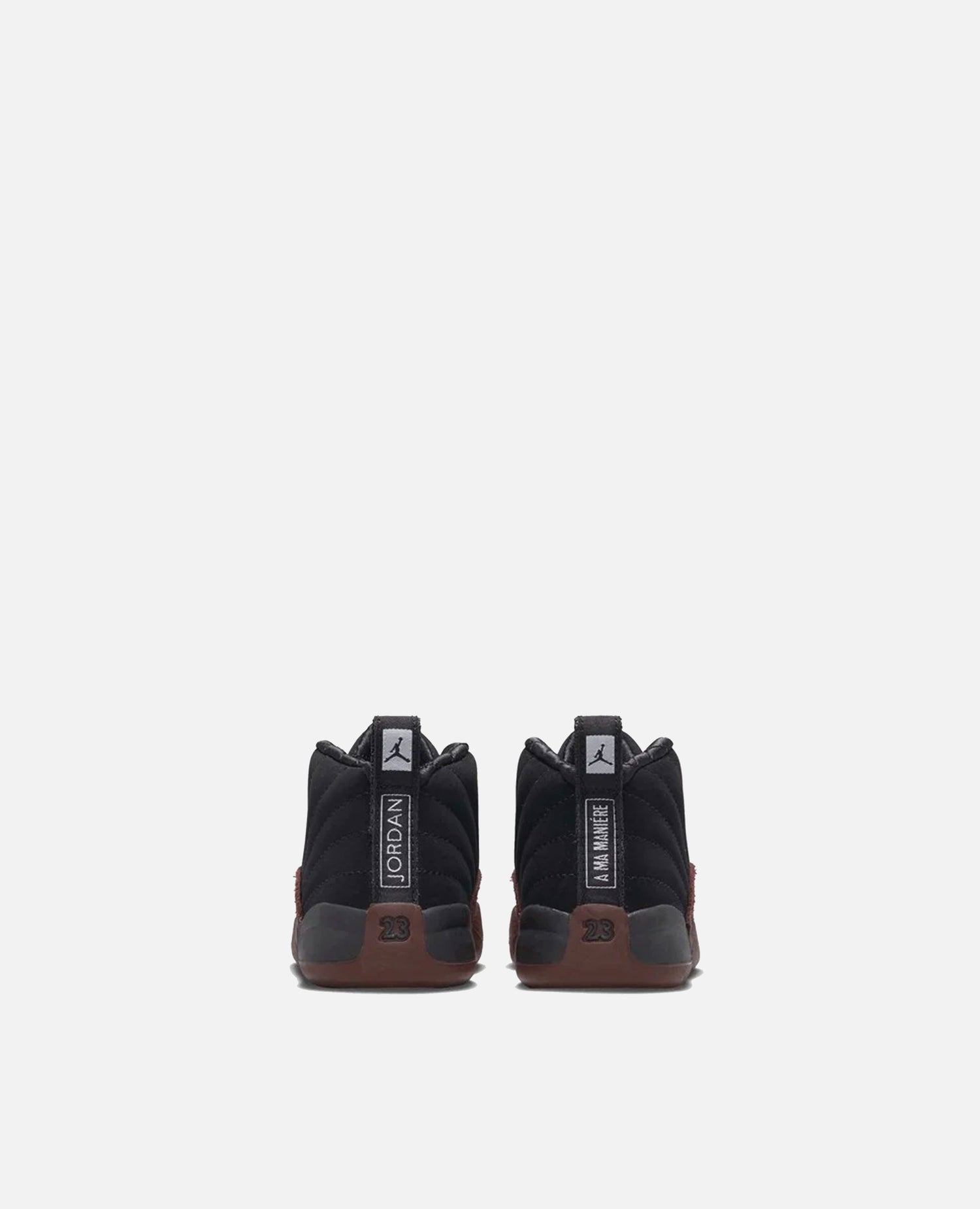 Jordan 12 Retro SP Baby/Toddler Shoes (Black/Black-Burgundy Crush)