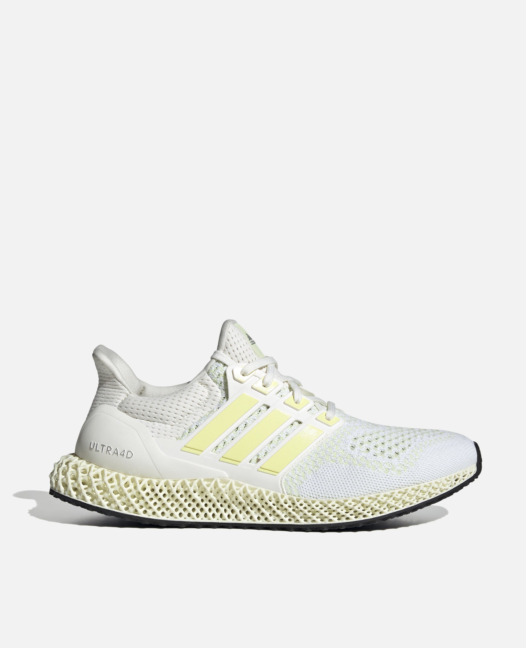 Adidas Ultra4D (Core White/Almost Lime/Silver Metallic)