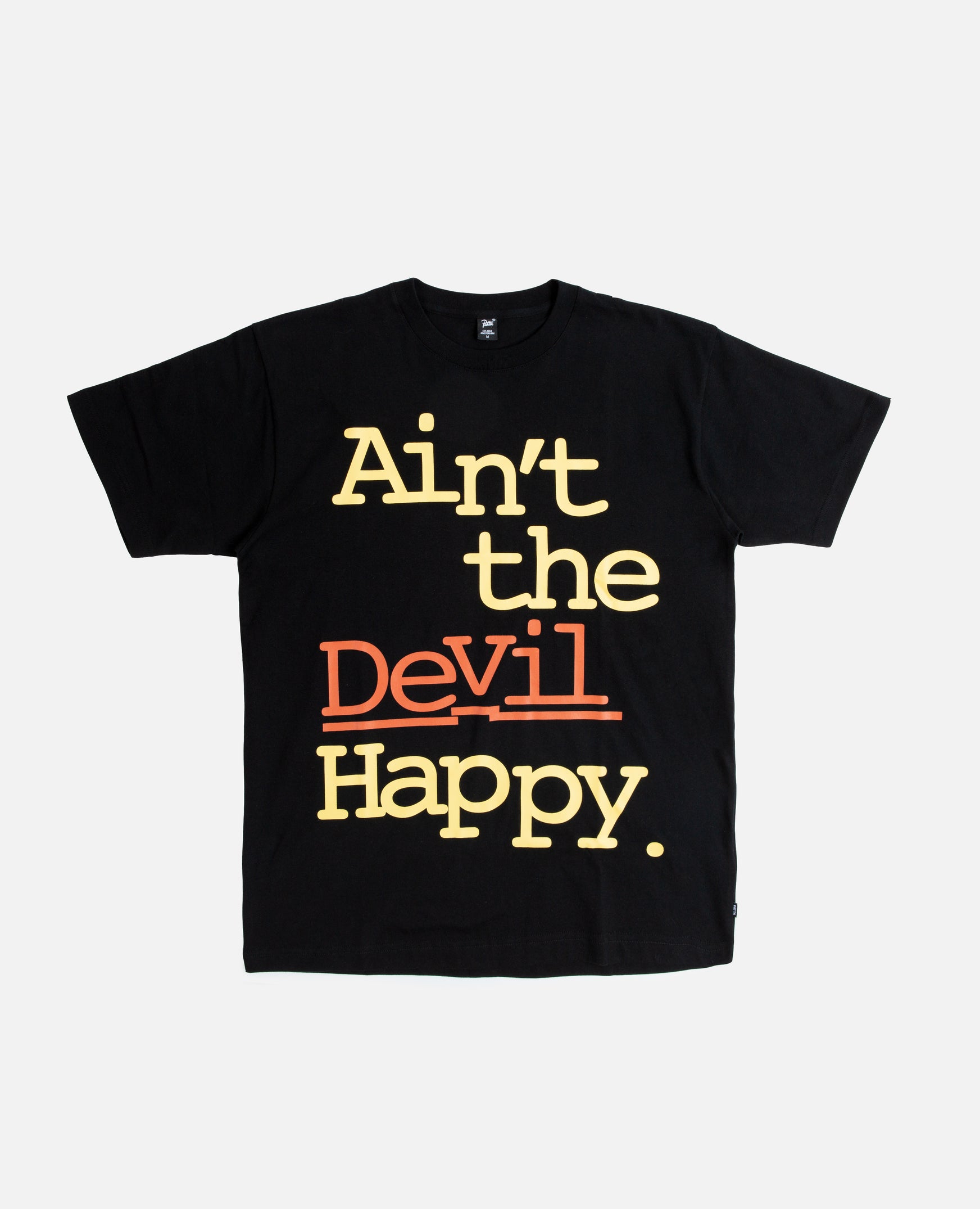 Patta Soundsystem x Jeru The Damaja Ainʼt The Devil Happy T-Shirt (Black)