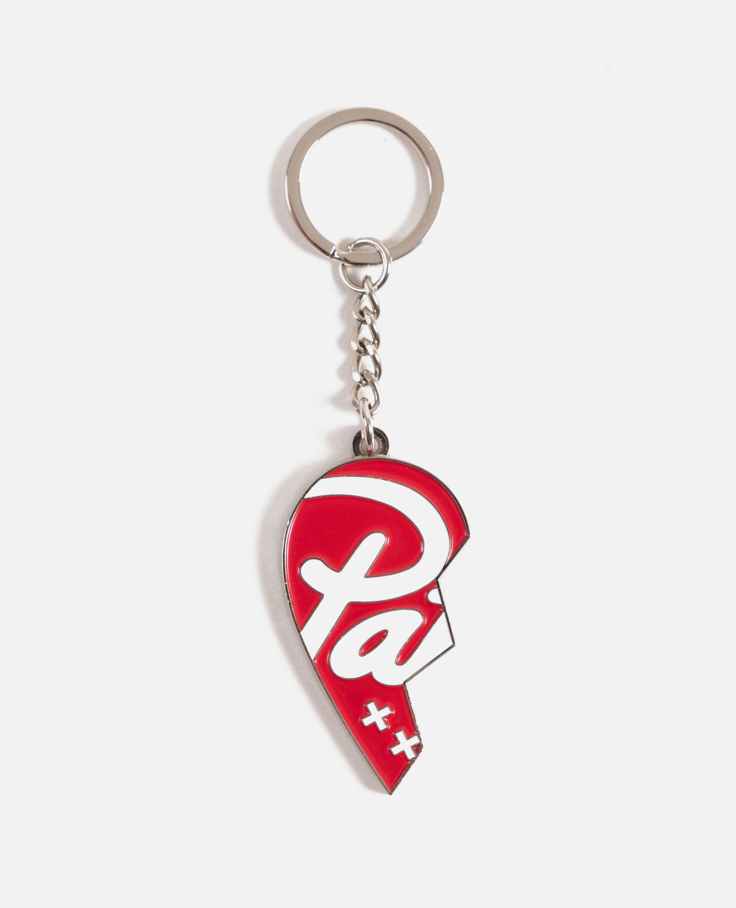 Patta Heart Keychain (Red/Pink)