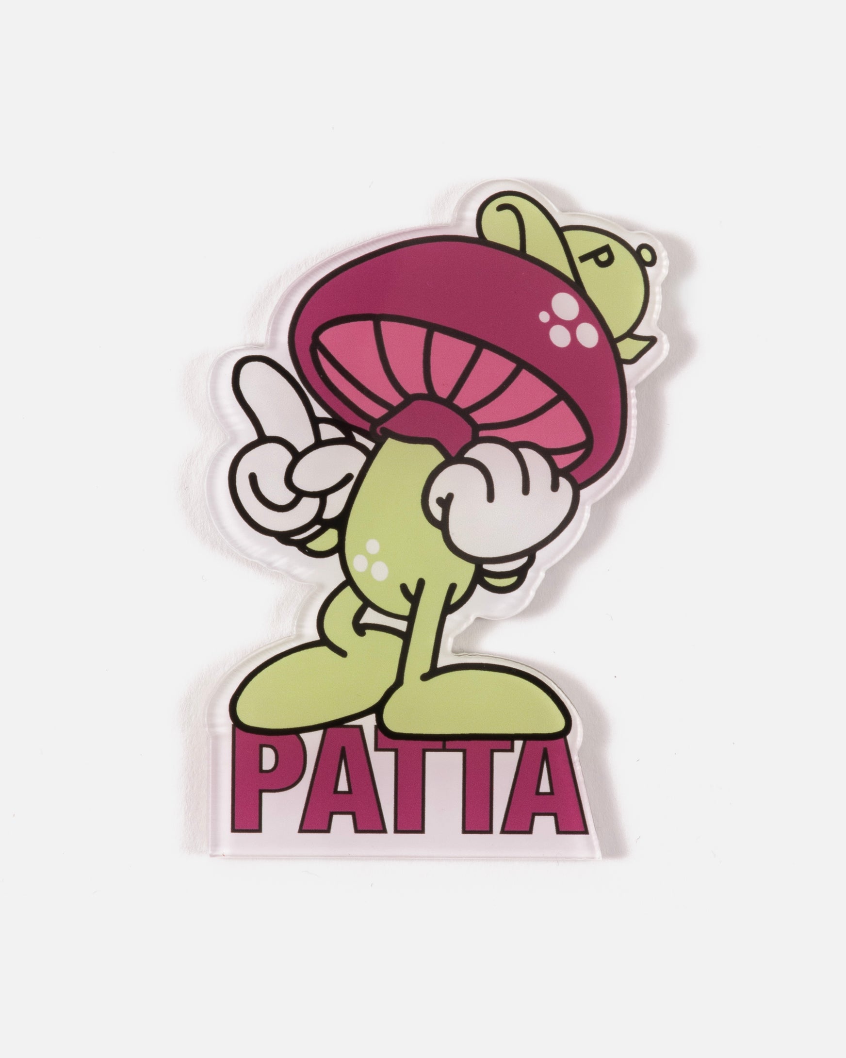 Patta Mushroom Magnet (Rose Violet/Wax Yellow)