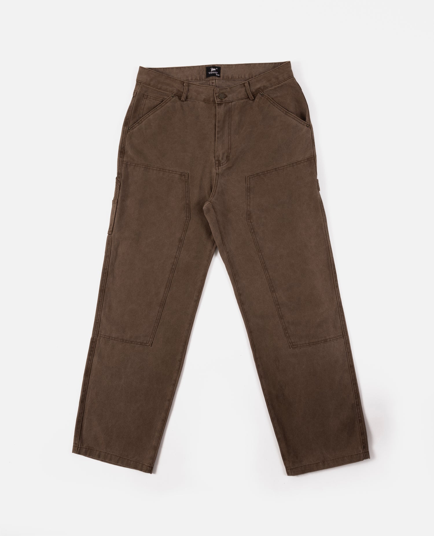 Patta Canvas Painter Pants (Washed Brown)