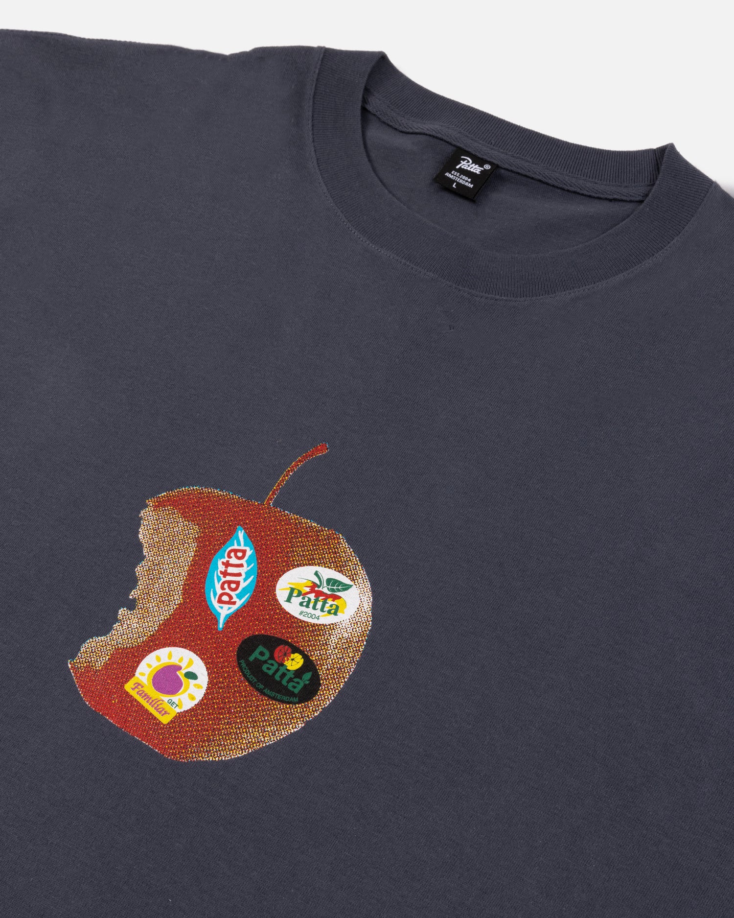 Patta Apple T-Shirt (Odyssey Gray)