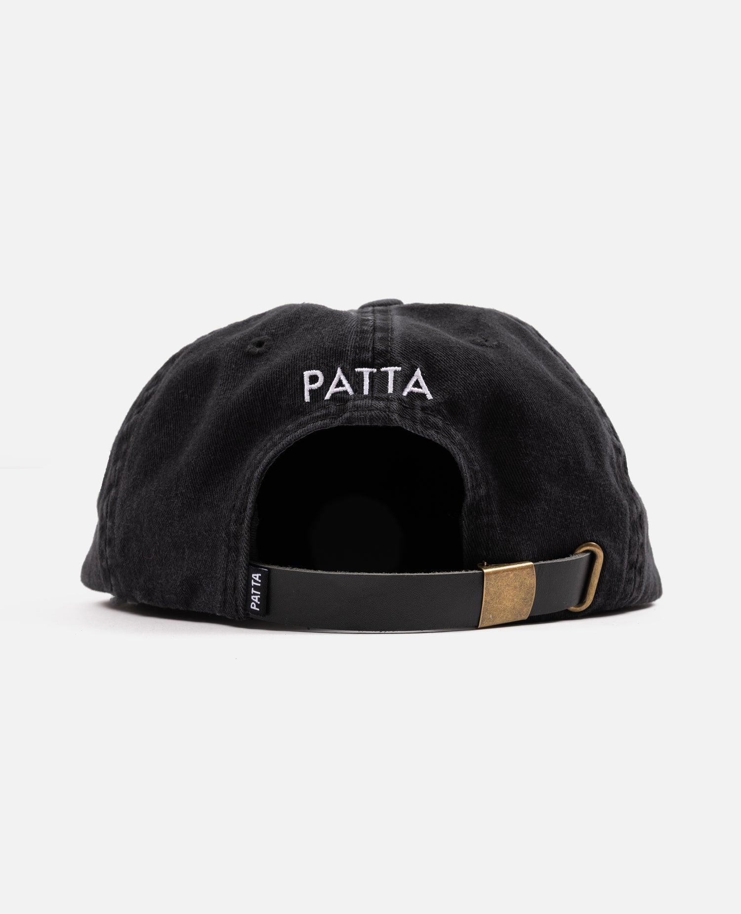 Patta Washed Script P Sports Cap (Raven)