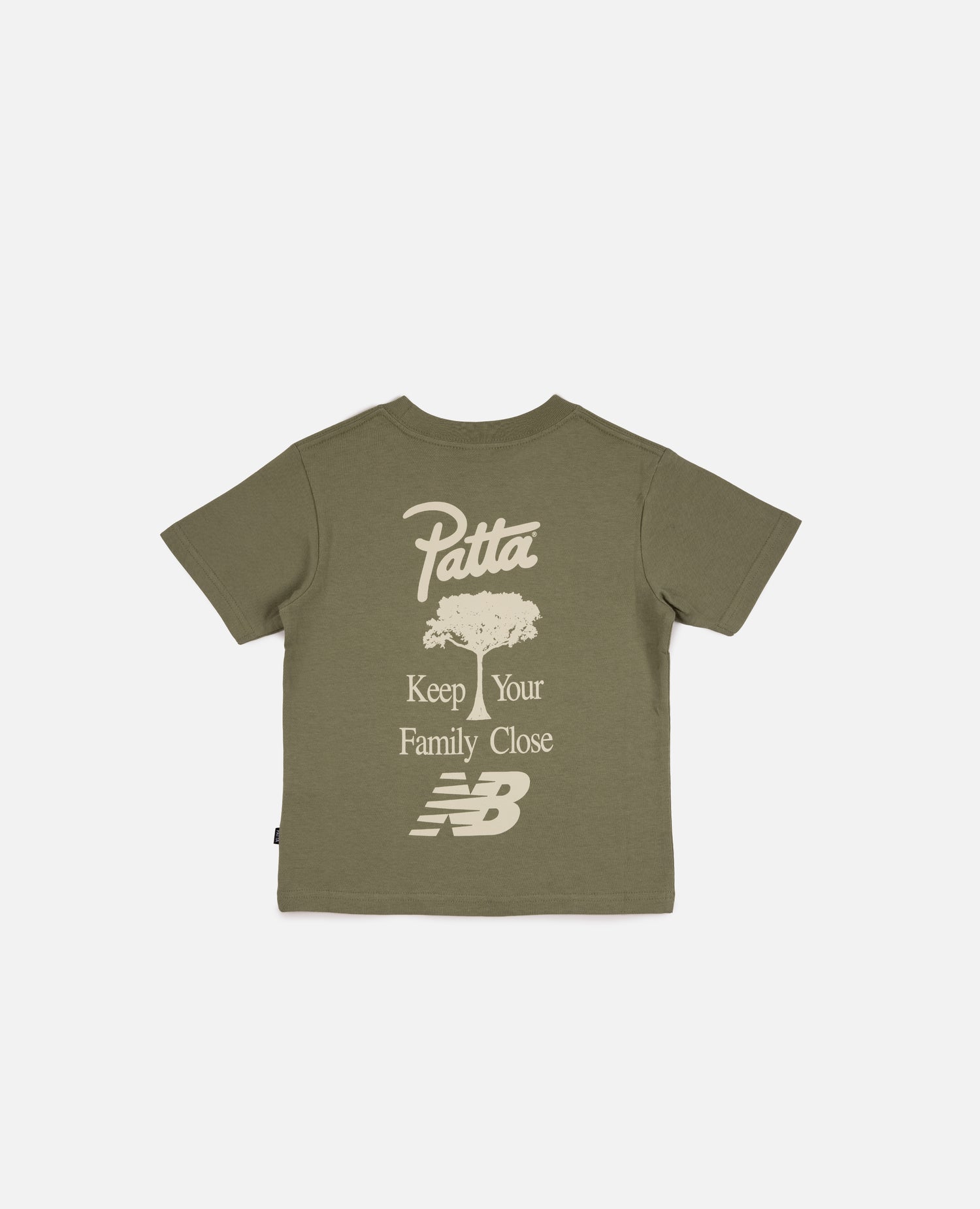 T-shirt pour enfants Patta x New Balance Family (vert pétrole)