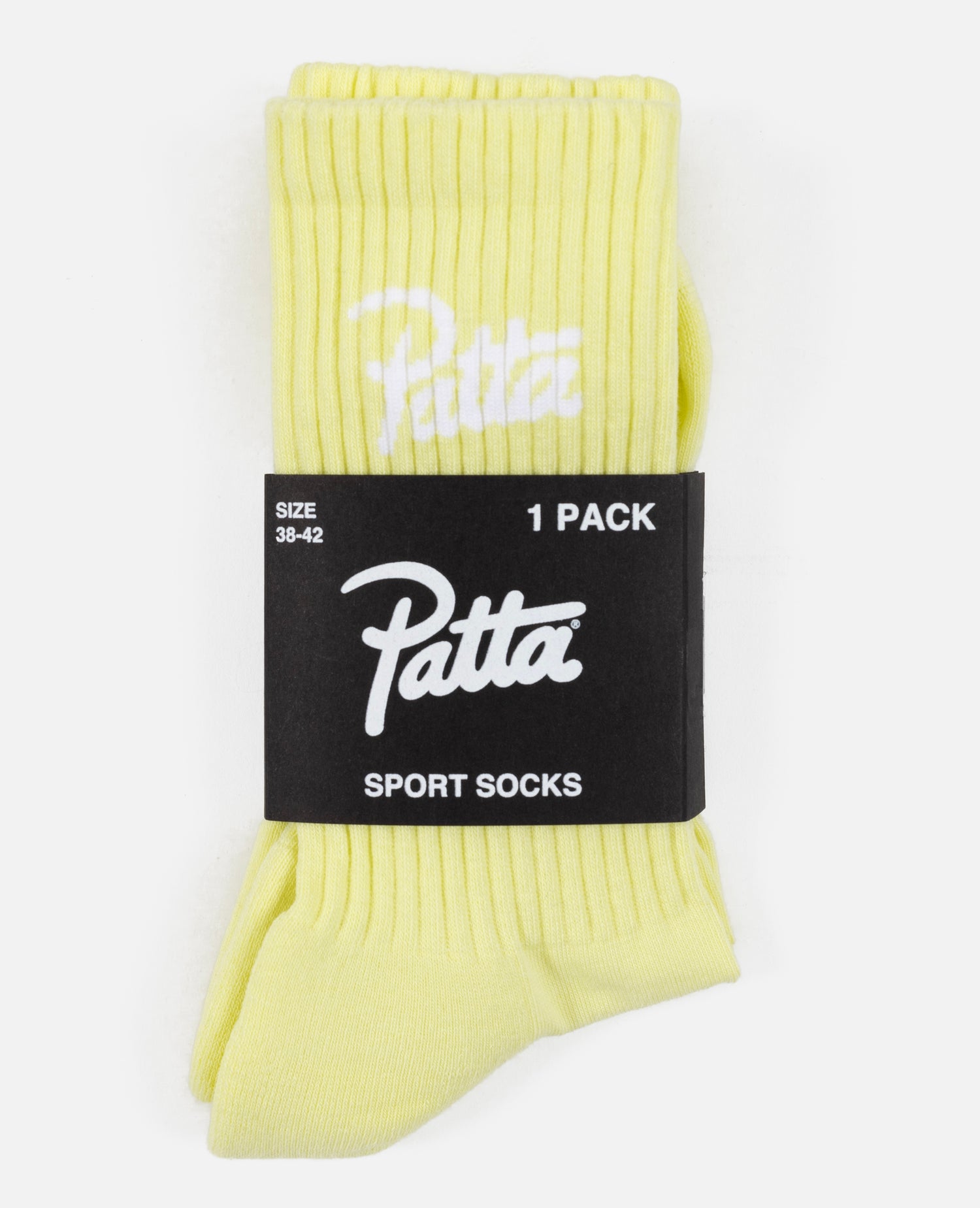 Patta Basic Sports Socks (Wax Yellow)