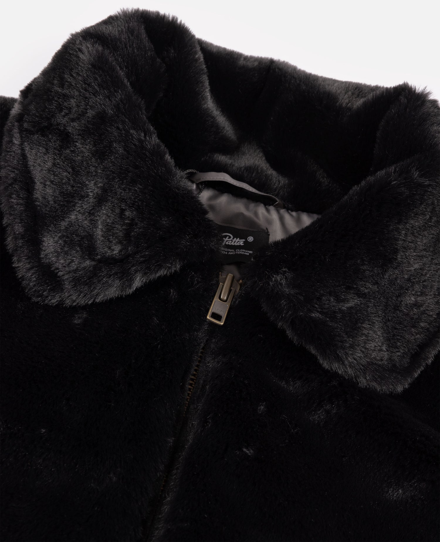 Patta Faux Fur Jacket (Black)