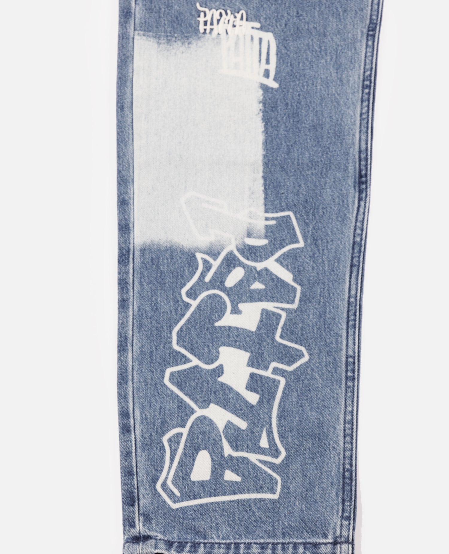 Pantaloni in denim Patta Graffiti (azzurro)