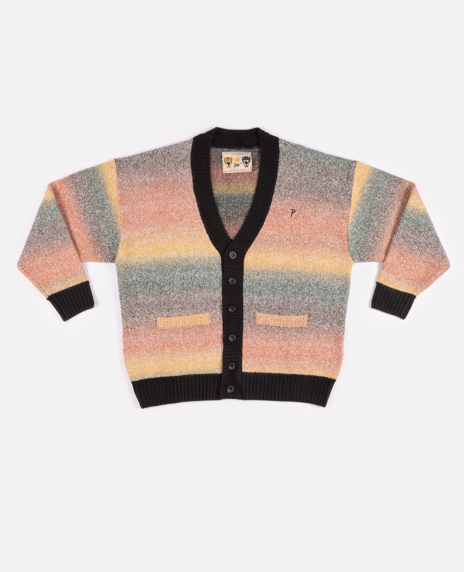 Patta Space Dye Knitted Cardigan (Multi)