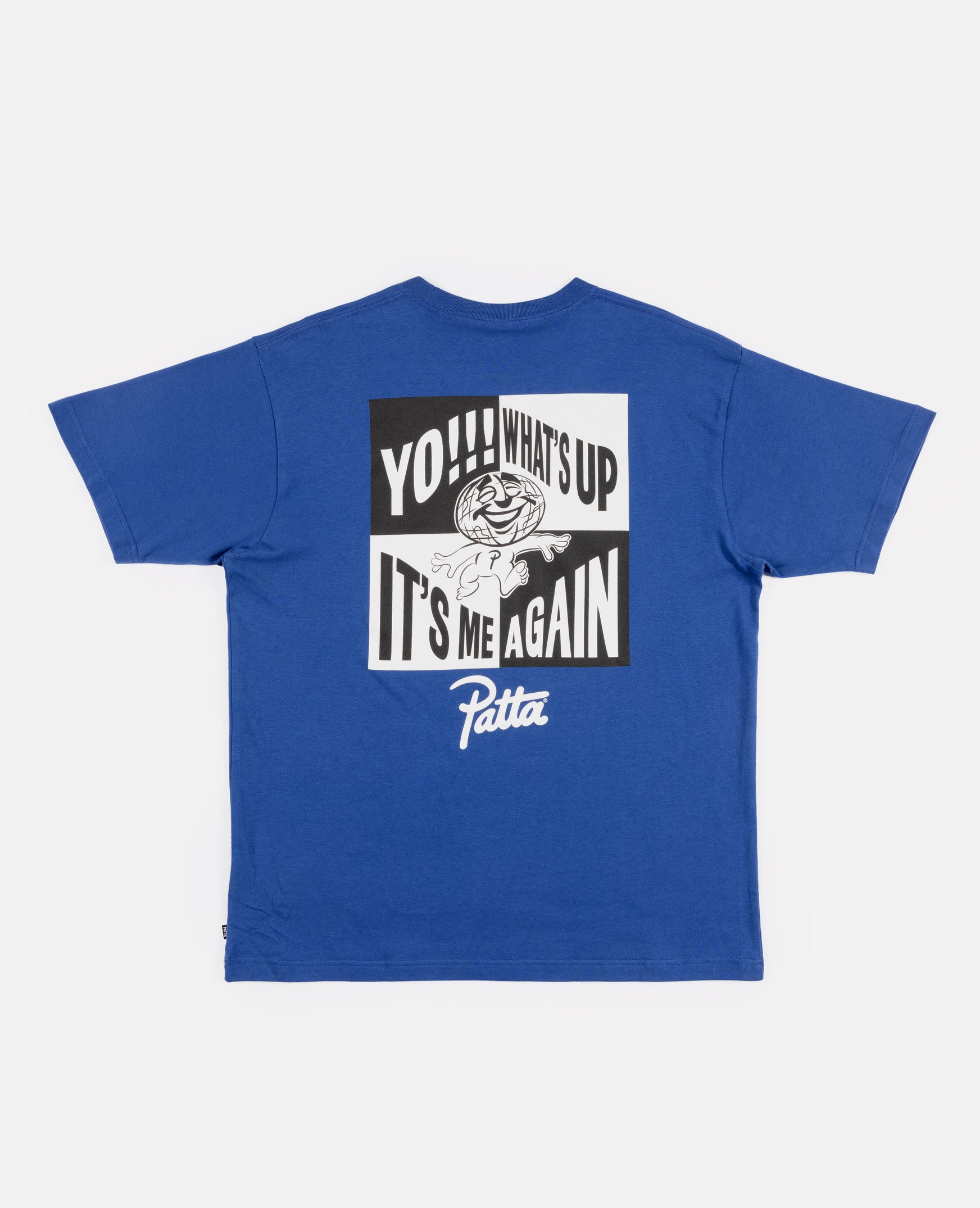 Patta Yo What'S Up T-Shirt (Monaco Blue)