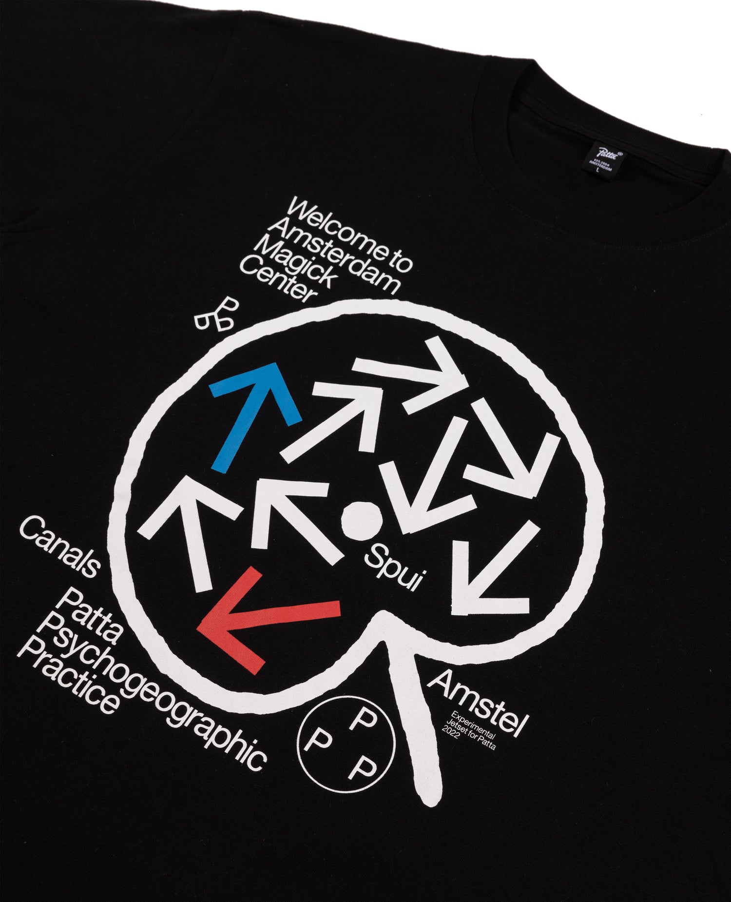 T-shirt Patta x Experimental Jetset Magick Center (noir)