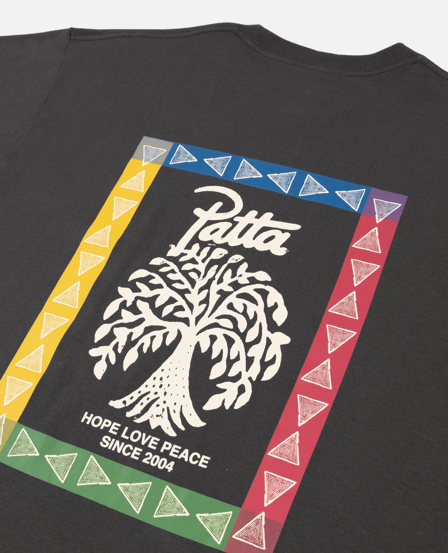 Patta Hope Love Peace T-Shirt (Raven)