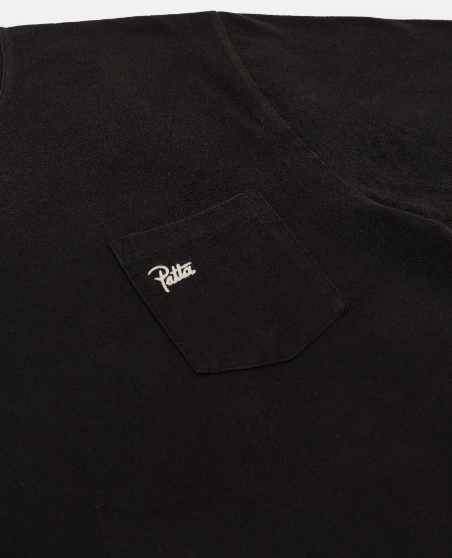 Patta Soundsystem x Tom Trago Washed Pocket T-Shirt (Black)