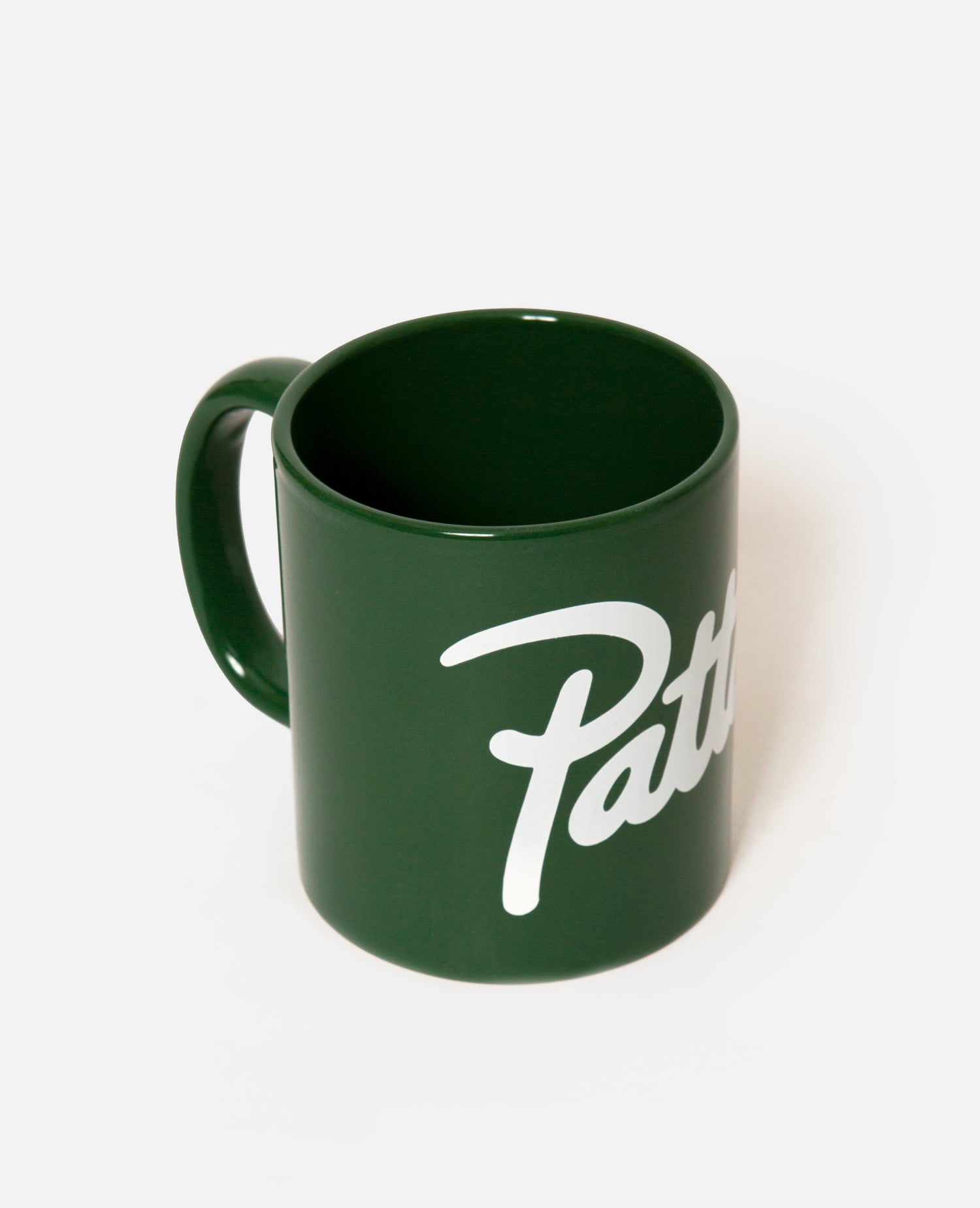 Patta Script Logo Mug (Dark Green/White)