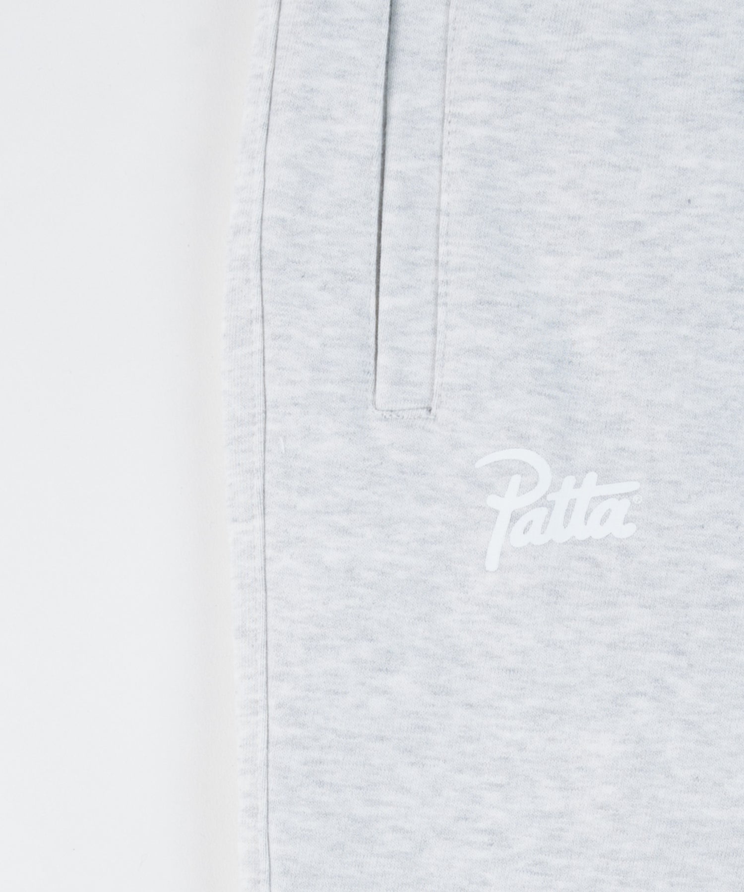 Patta Basic Jogging Pants (Snow Melange Grey)