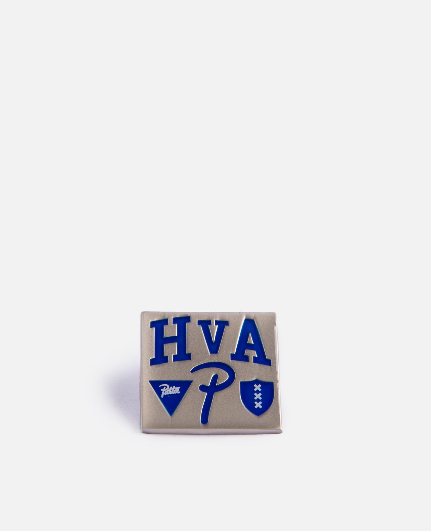 Patta x HVA Logo Pin (Misty Nickel)